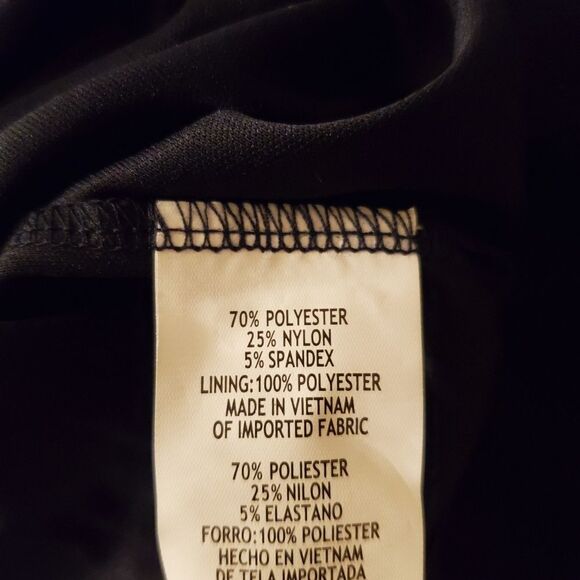 Marina Sparkle Lace Flare-Hem Sleeveless Cocktail Dress size 20W in Navy- NEW - Picture 12 of 13